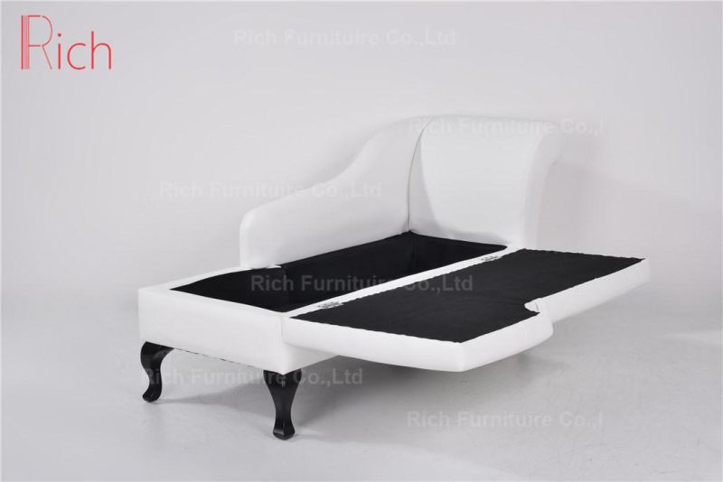 Modern Design Sofa Chair Chaise Lounge Sofa for Wooden Furniture Bed