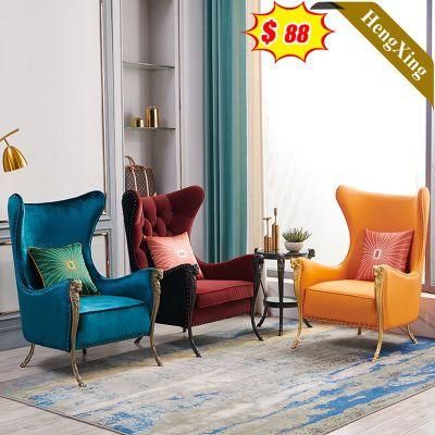 Office Simple Home Furniture Waiting Room Leather Foldable Living Room Single Sofa King Leisure Chair