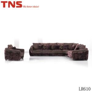Sectional Fabric Sofa (LR610) for Home Furniture