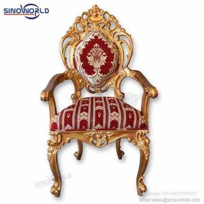Royal Luxury Style King Throne Chair Furniture High Back Wedding King Throne Chair