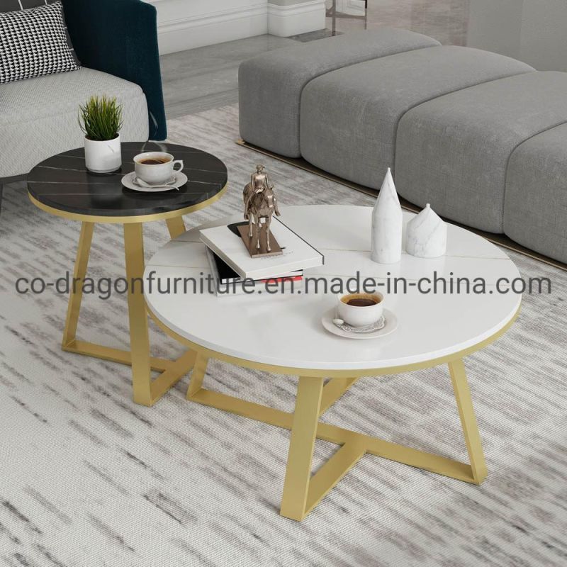 China Wholesale Stainless Steel Coffee Table Group for Home Furniture