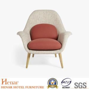 2019 Fashion Hotel Furniture Comfortable and Sturdy Swoon Chair with Footstool