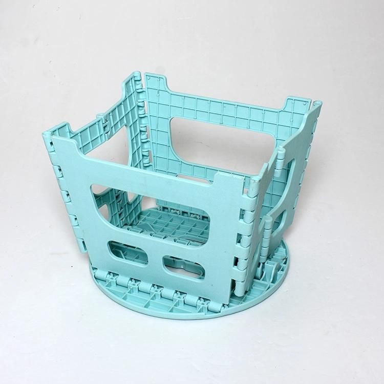 Folding Plastic Stool Clock Pattern Heat Transfer Printing