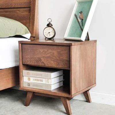 Home Furniture Bedroom Small Modern Wood Bedside Table Nightstand Night Stand for Bedroom