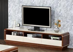 MDF Living Room TV Stand Hall Cabinet Tempered Glass Modern Home Furniture