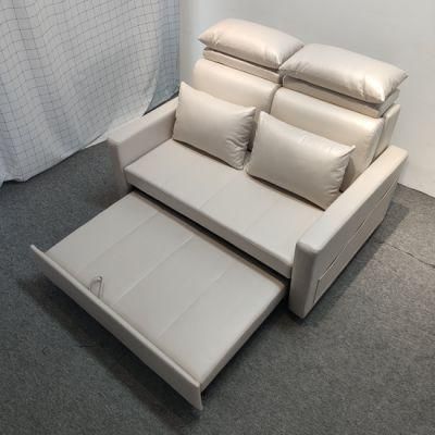 Double Modern Small Apartment Living Room Sofa Cum Beds