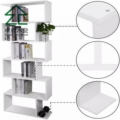 White Melamine MDF Bookcase for Child