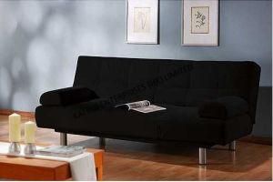 Fabric Black Home Furniture Folded Sofa Bed