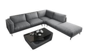 Factory Simple Design Cheap Modern Contemporary Fabric Sofa Sectional