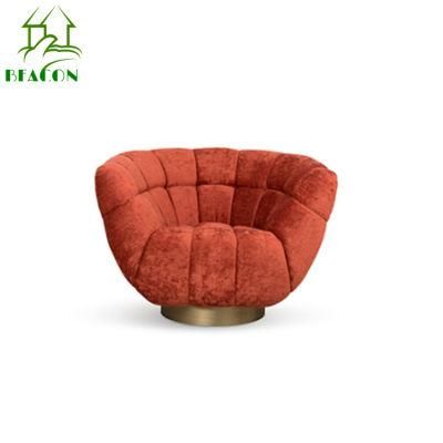 Luxury Design Livingroom Furniture High Quality Single Sofa