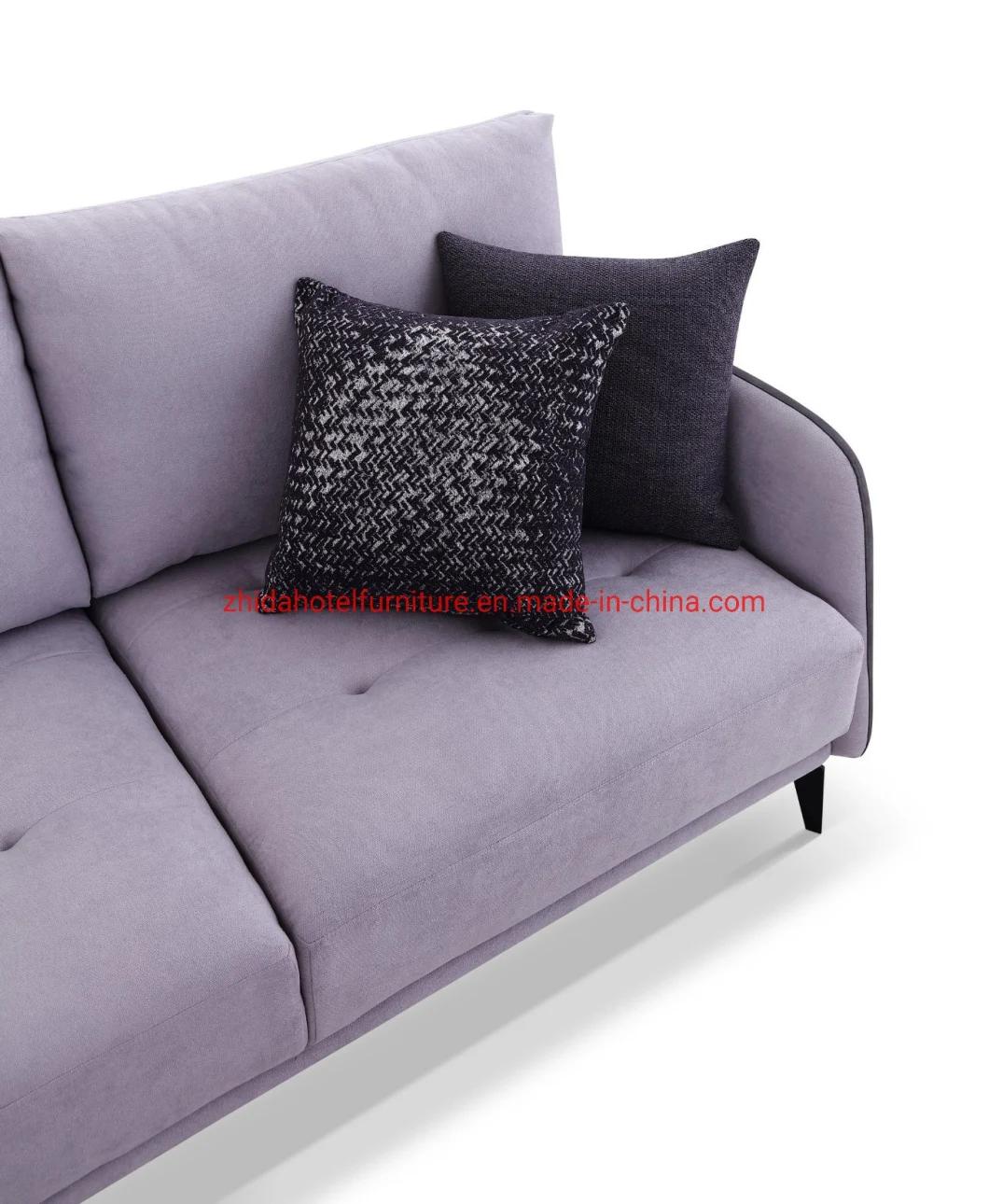 Apartment Modern Fabric Living Room L Shape Sectional Sofa for Home Use