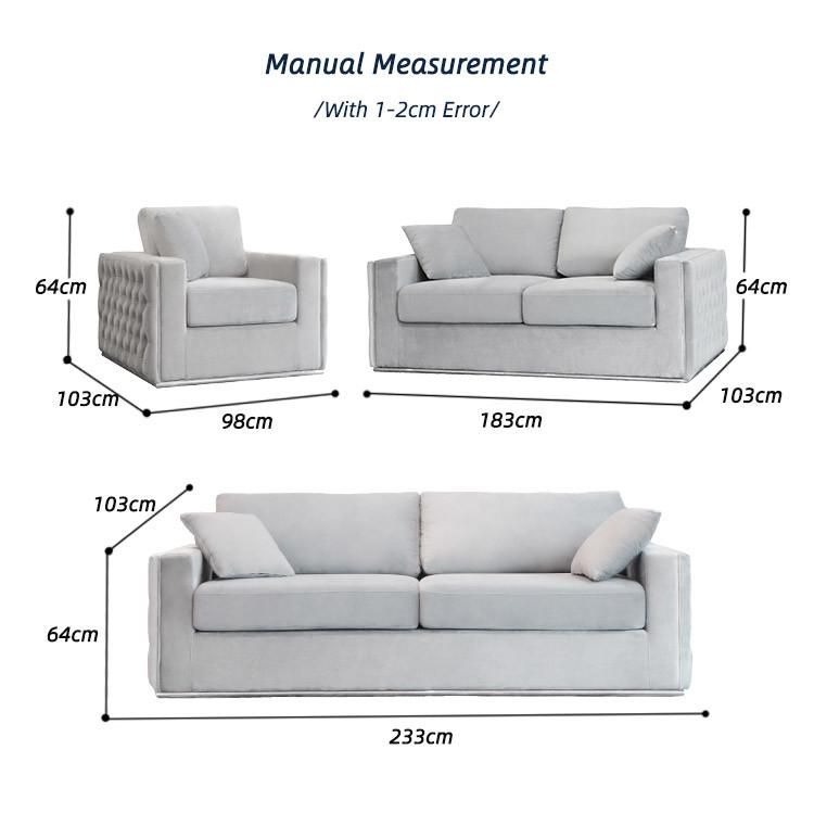 MID-Century Modern Loveseat Modular I Shaped Couch Sectional Sofa