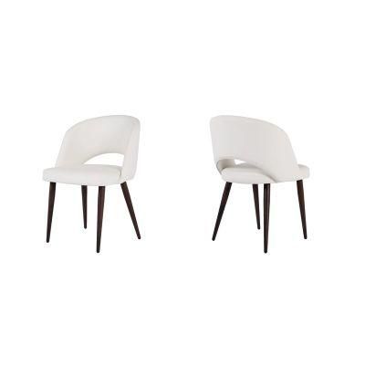 Factory Outlet Furniture PU Leather Red Black White Office Chair Dining Chair