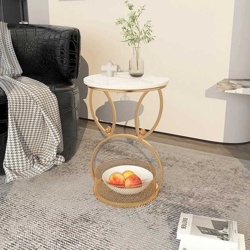 New Arrival Luxury Living Room Tea Side Table Metal Coffee Table for Home Hotel Apartment