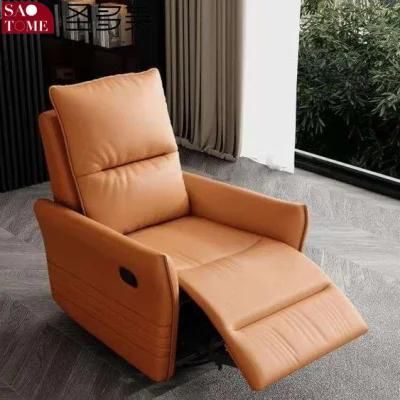 Antifouling Tech Cloth Double Armrest Unit Retractable Functional Sofa