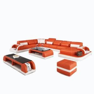 Germany Design Living Room Genuine Leather Sofa