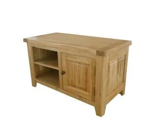 Solid Oak Wood TV Unit, Small TV Stand