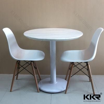 Modern Stone Table Round Colorful Restaurant Tables