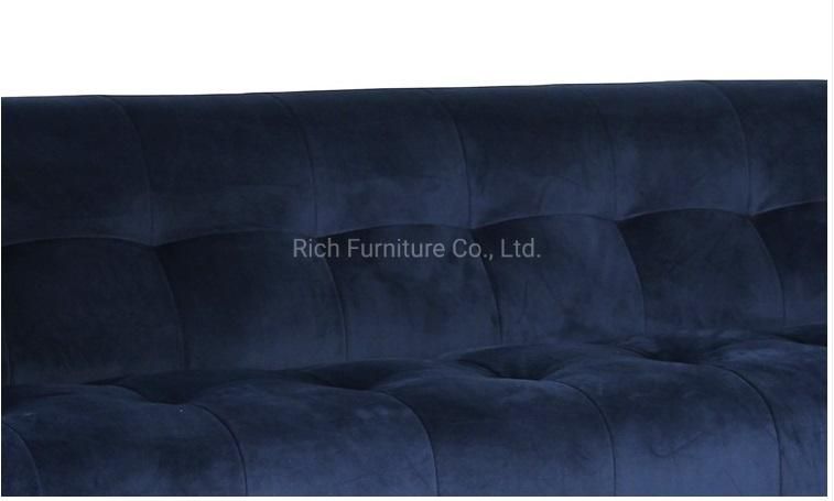 Nordic Design Chaise Lounge Armchair Living Room Sofa Single Seat Velvet Accent Couch