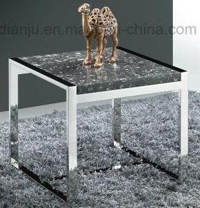 Home Marble Furniture Stainless Steel Simple Side Table (CT001S)