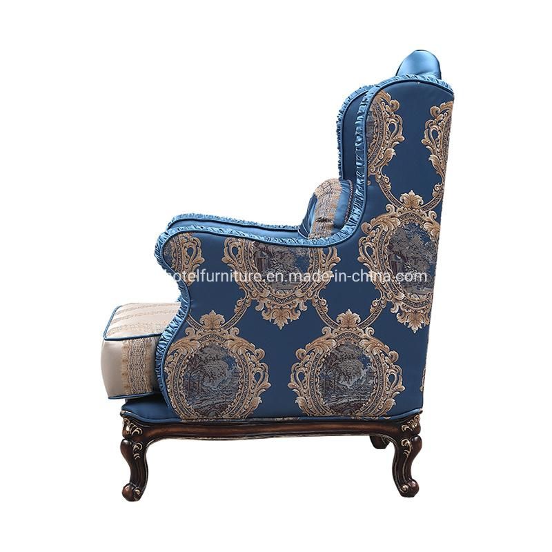 Antique Luxury Classic Living Room Reception Area Hotel Lobby Chair