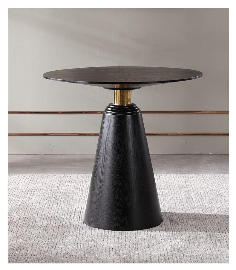 Nordic Style Light Luxury Leather Backrest Home Hotel Negotiation Restaurant Dining Chair