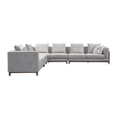 High-End U Shape and L Shape Sectional Sofa with Comfort Seater Good Price Italian Style Modern Living Sofa Couch