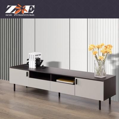 Modern Wooden Home Furniture LED TV Stand Cabinet for Living Room