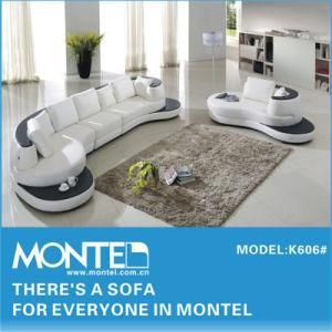 Fashion Sofa Set, French Style Home Furniture Sectional Modern Leather Sofa