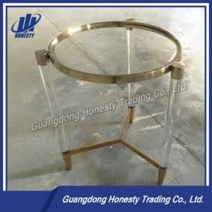 Ysjt-01 Top Quality Acrylic Transparent Glass Coffee Table