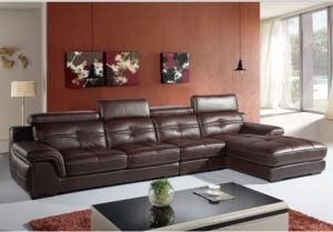 Modern Sectional Sofa with Genuine Leather for Home Furniture