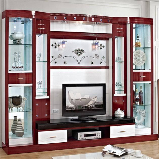 Modern Home Furniture Living-Room Decorative Storage Wall Drawer TV Cabinet