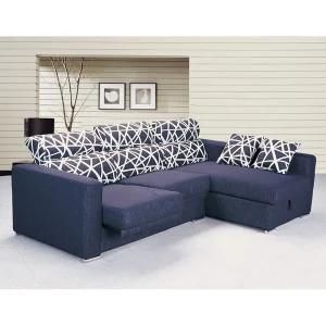 Modern Fabric Corner Sofa with Sliding Seater, Living Room Furniture (WD-6427)