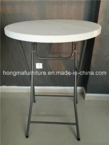 Plastic Folding High Bar Table for Restaurant Use