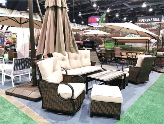 Rattan Outdoor Garden Dining Furniture Table Set