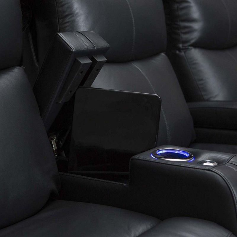 Jky Furniture Modern Design Multifunctional Cinema VIP Electric Recliner Sofa Set with LED Light and Cup Holders