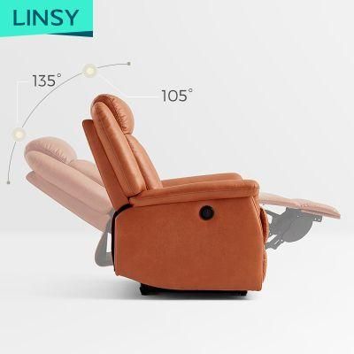 Linsy New European China Fabric Lift Recliner Chair Sofa Ls316sf2