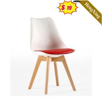 Top Quality Luxury Living Room Restaurant Hotel Coffee Furniture Plastic Chair with Wood Leg