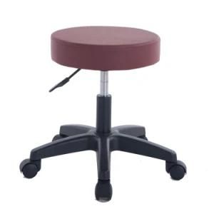 Fashion PU Leather Hydraulic Adjustable Height Office Stool with Cushion