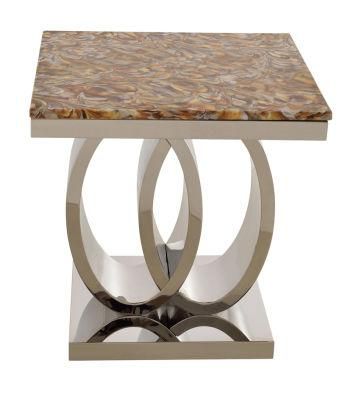 Antique Chinese Style Marble End Table for Home and Hotel