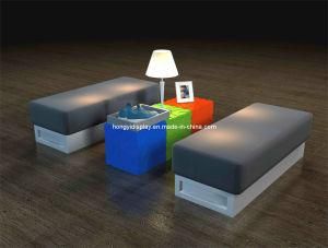 fashion Shoes Bench for Shoes Retail Shop, Sofa, Stool