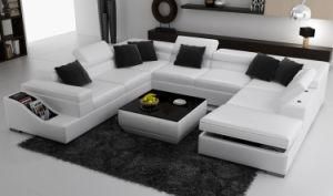 Modern U Shape White Living Room Sofa Sets