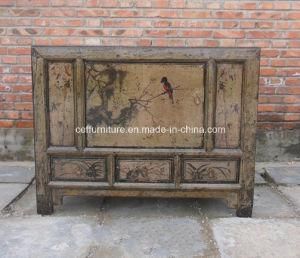 Vintage Hand Painted Wood Home Chinese Antique Furniture Cabinet