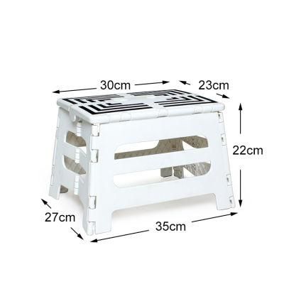 22 High Portable Folding Plastic Stool