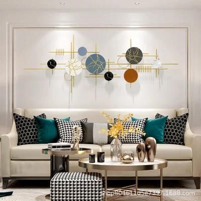 Modern Wrought Iron Wall Hanging Good Quality Decoration Painting Living Room Bedroom Background