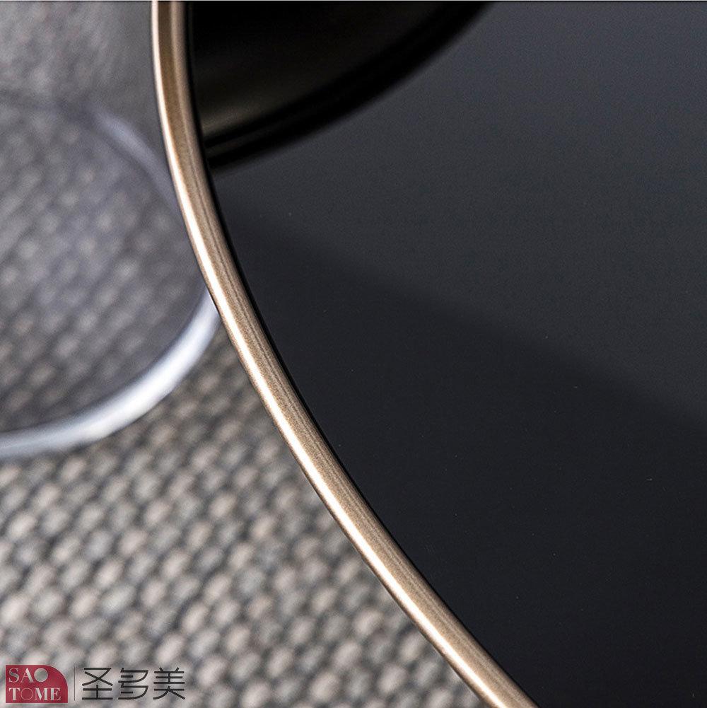 New Promotion Two Round Table Set Metal Coffee Table