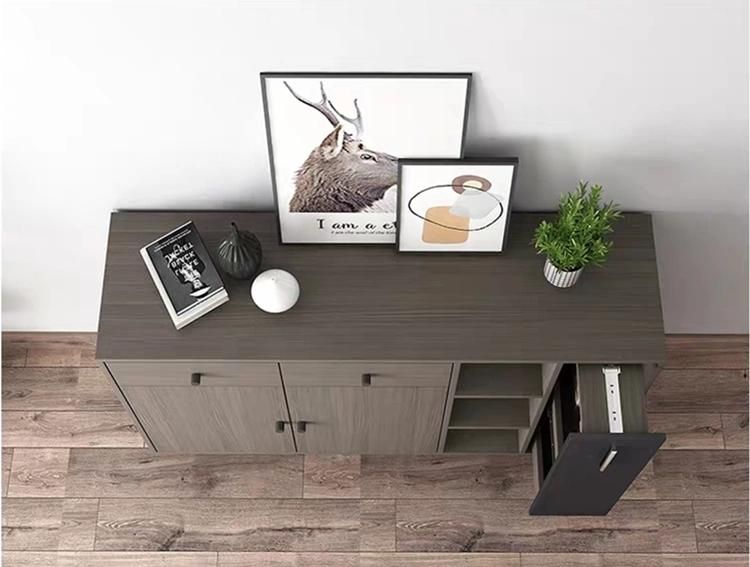 White Color Customized Size Living Room Cabinets Wooden Kitchen Cabinet with Drawers