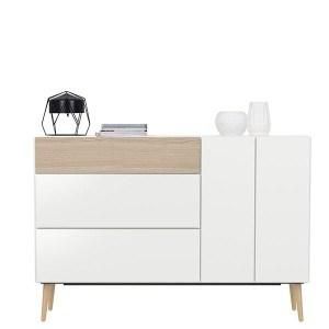 Modern 2 Doors Wood Sideboard for Living Room Cabinet