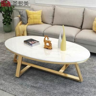 Modern Home Furniture Living Room Coffee Table Metal Dining Room Side Table Bedroom Rectangle Bed Table Melamine Laminated Tea Table