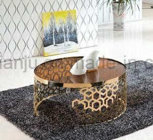 Home Modern Furniture Rose Gold Coffee Table (CT098L#)